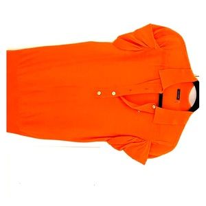 Magaschoni orange knit top